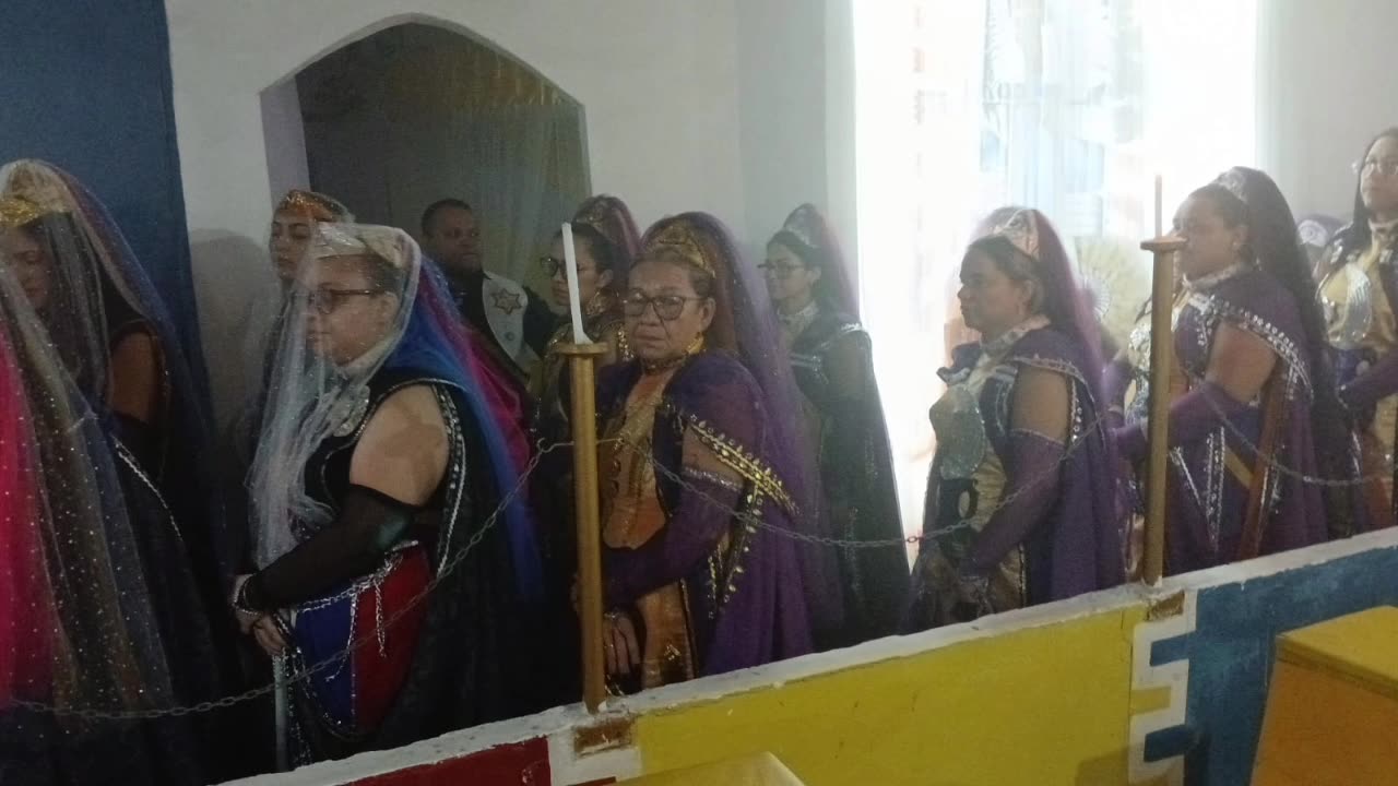 Eu participando do ritual de reclassificação no Alzan do Amanhecer