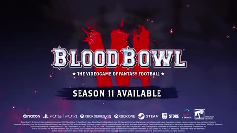 Blood Bowl 3 - Official Season 11 Trailer