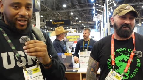 Hanging with Marine X At the WE/Civivi Booth At SHOT Show 2026