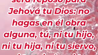 “El día de reposo: trabajo y descanso según Dios” Éxodo 20:9,10.#shortvideo #youtube #ytshorts #yt