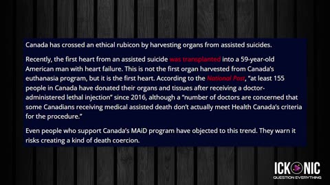 Assisted Suicide & Organ Harvesting - Has Canada Crossed The Line? | Ep192: