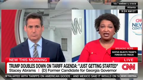 Two-Time Gubernatorial Loser Stacey Abrams Defends Dem Rep's Antics During Trump Speech