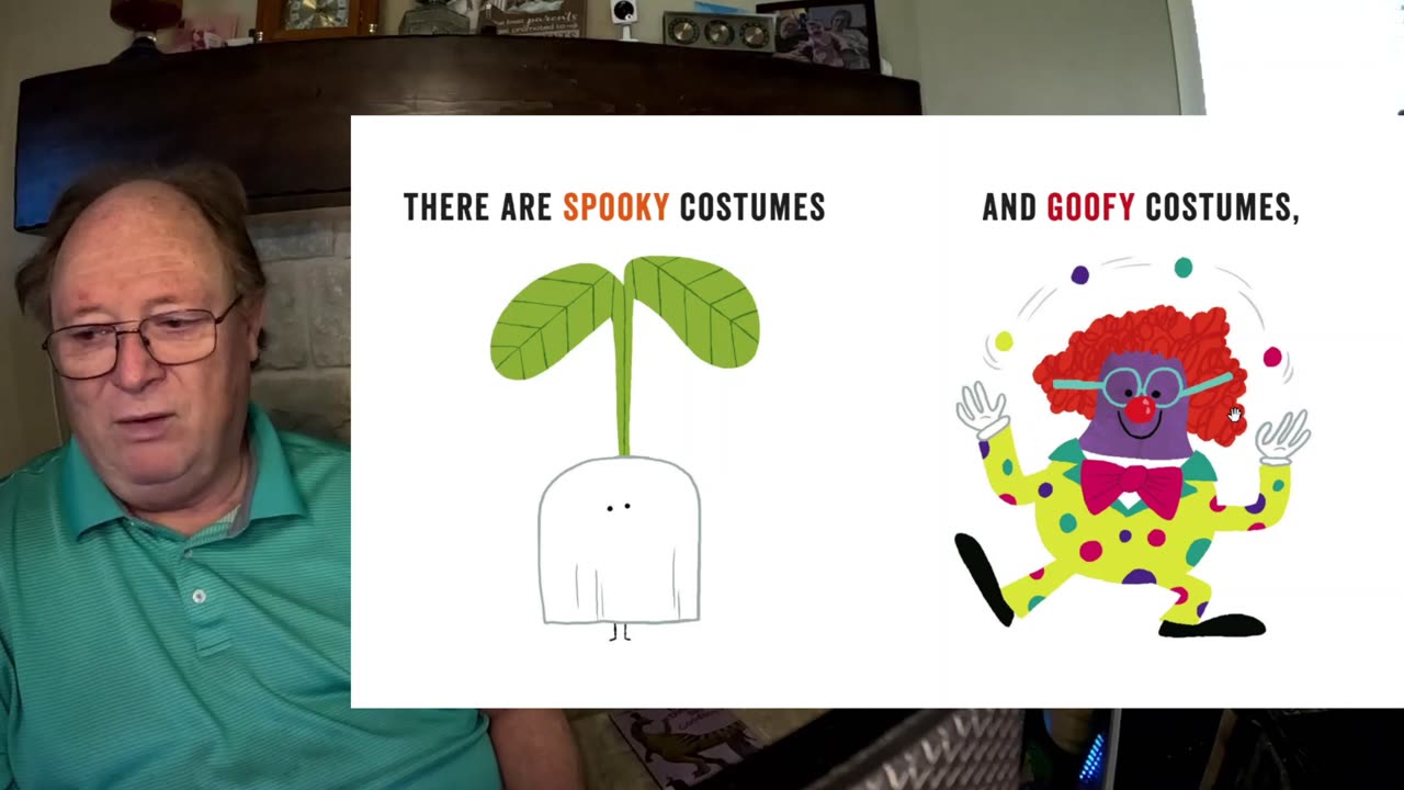Vegetables in Halloween Costumes