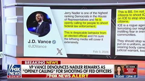 BREAKING: JD Vance Responds Sharply to Dem Congressman's 'DESPICABLE' Rhetoric