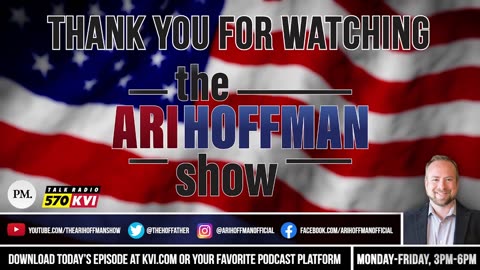The Ari Hoffman Show- "Blessed be the Peacemakers"
