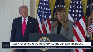 President Trump and the First Lady Participate in an Executive Order Signing