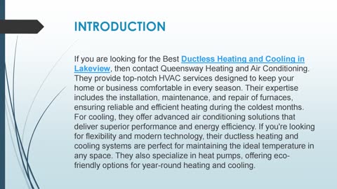 Best Ductless Heating and Cooling in Lakeview