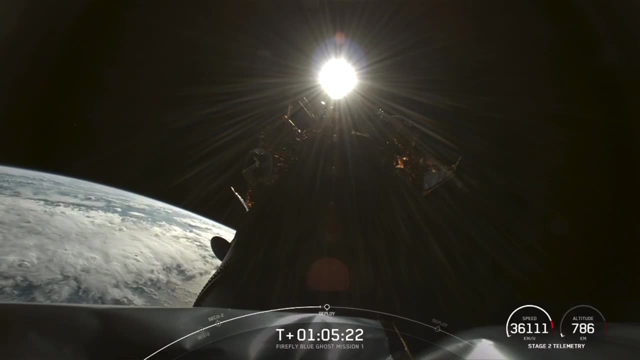FIREFLY'S BLUE GHOST LANDER DEPLOYED! Watch This Mind-Blowing Space Tech in Action!🌕✨