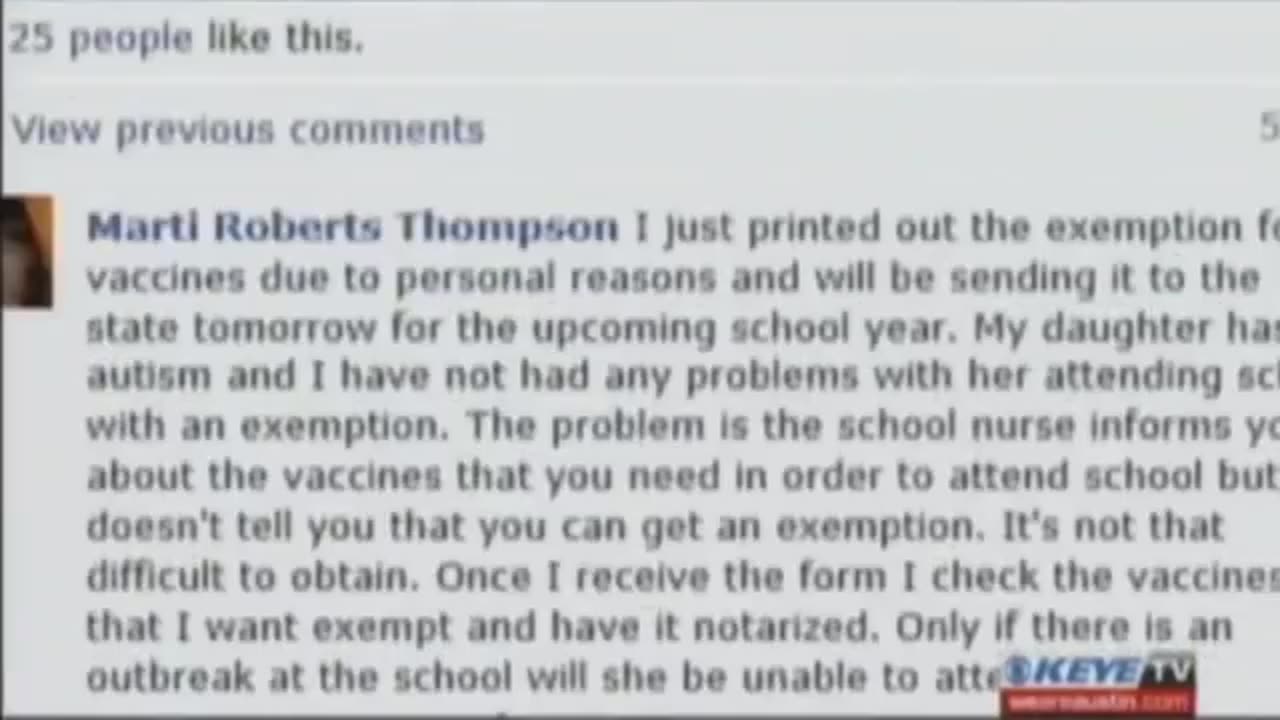 KEYE TV How parents are opting out of vaccination