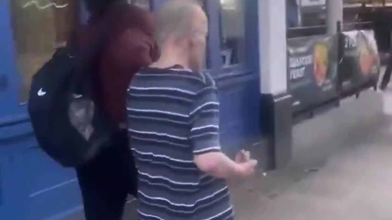 Bromley, UK. "Carer" filmed dragging an old man around in just a t-shirt is filmed