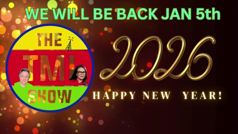 HAPPY NEW YEAR FROM THE TMI TEAM
