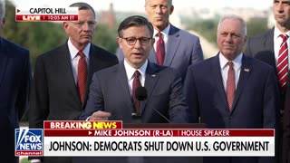SPEAKER JOHNSON: "[Democrats] did something that is rather shocking to us."