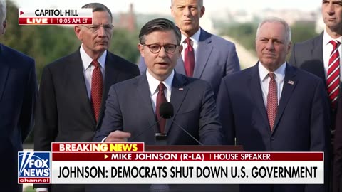SPEAKER JOHNSON: "[Democrats] did something that is rather shocking to us." 
