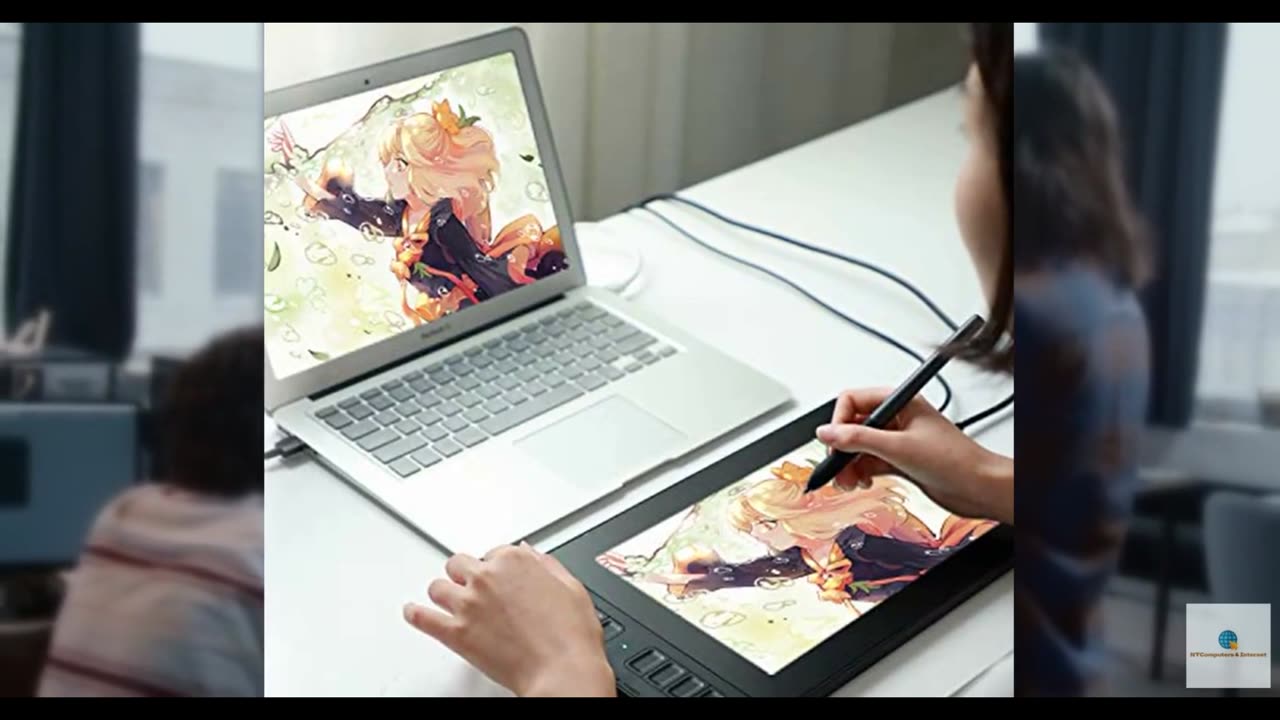 GAOMON PD1161 Drawing Tablet with Screen, Digital Art Tablet with Battery-Free S