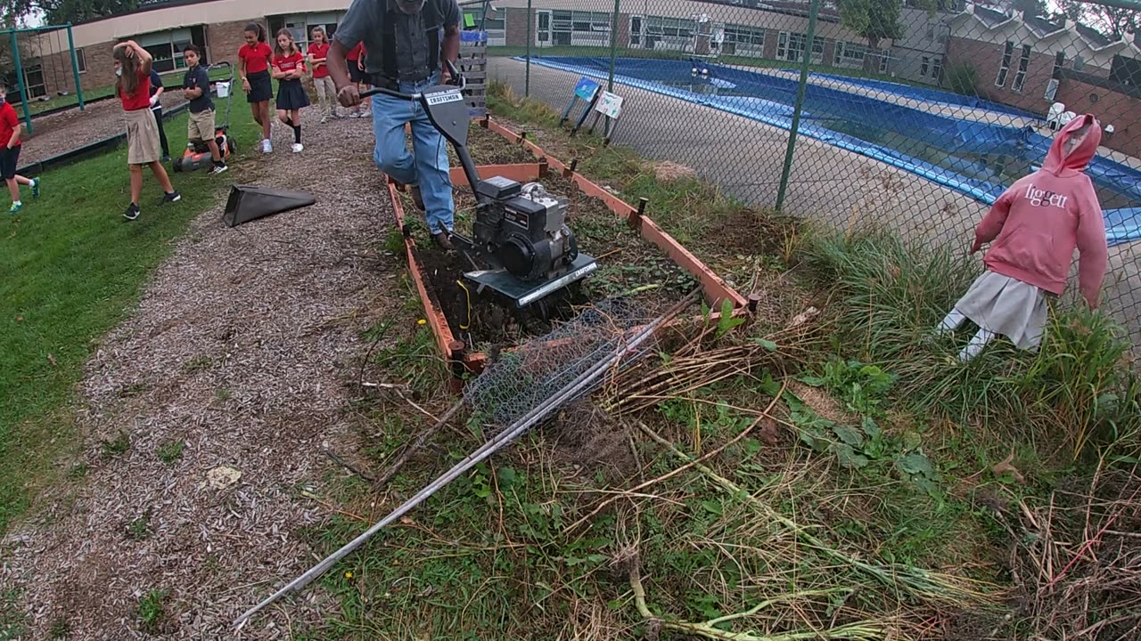 My Uncle is teaching farming to the kids, THE SHEA SHOW