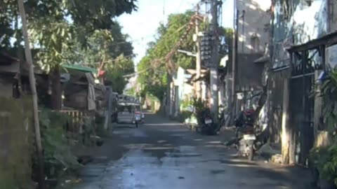 Start of Day on Masikap Street, Calamba, Laguna, Philippines
