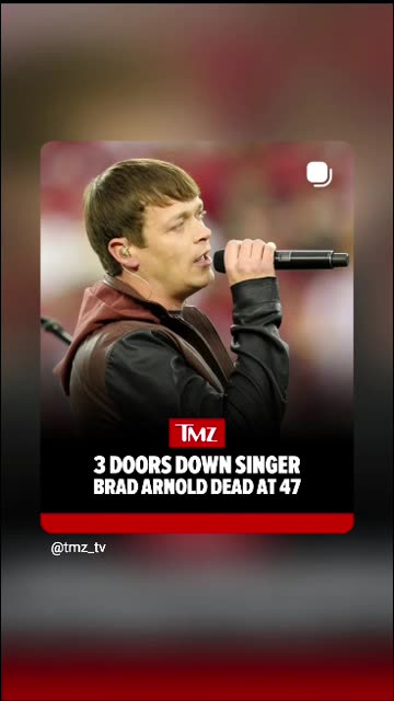 Shocking 😲 deaths of 3 doors down brad arnold rock lead singer rip to him 🙏🕊🕯⚰️🪦🎸🎤2/2/7