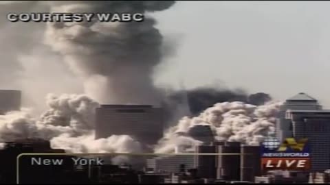 911 North Tower Demolition With Half Speed Zoom (CBC News World)