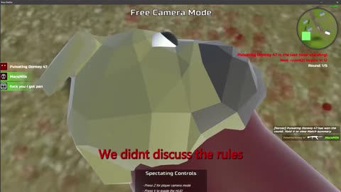 We never dicussed the rules