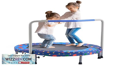 36" Trampoline for Kids Foldable Mini Toddler Trampoline Indoor Outdoor Review