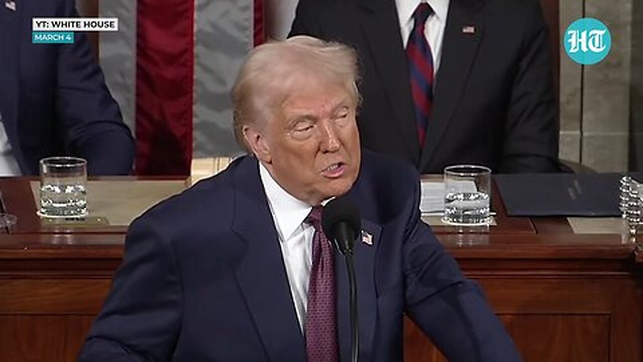 On Cam_ Trump's Special Order To Kash Patel, Pam Bondi During Congress Speech_ FBI_ USA_ Police