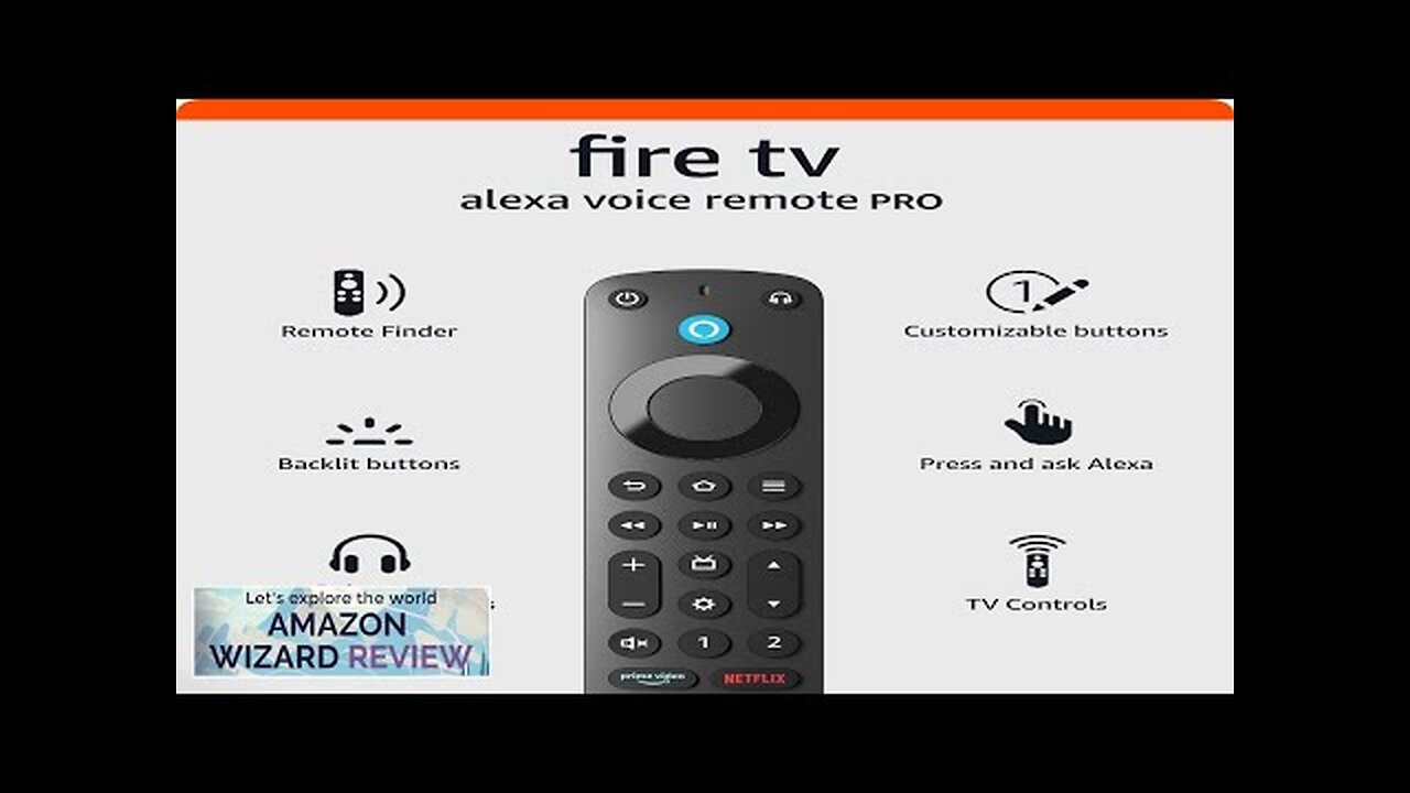 Amazon Alexa Voice Remote Pro includes remote finder TV controls ...