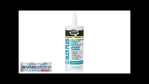 DAP INC 18152 10.1oz White Alex Plus Acrylic Latex Caulk with Silicone Review