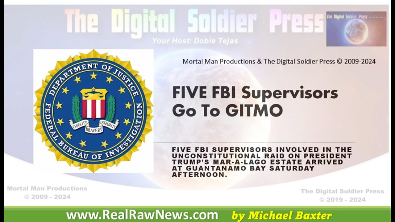 5 Fired FBI Supervisors Arrested by JAG and Taken to GITMO