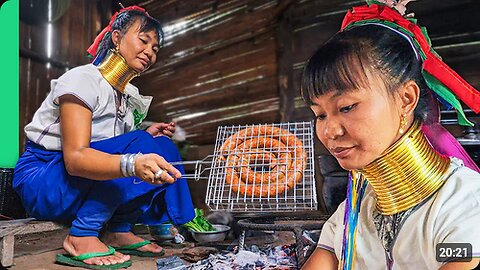 Eating with Asia’s Long Neck Tribe!! Food Never Seen Before!!