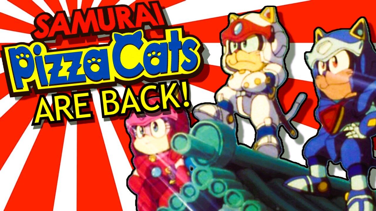 Samurai Pizza Cats Blast from the Past Game Trailer Reaction