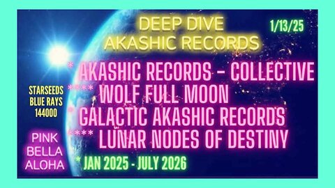 WOLF Moon * STARSEEDS * GALACTIC Akashic Records * LUNAR Nodes of Destiny