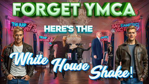 Forget YMCA – Here's The White House Shake! Make the White House Groove Again! Trump’s Back!