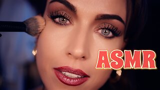 ASMR Gina Carla 🫦 I'm Doing My MakeUP! Let's Get Powdery!
