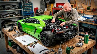 Man Builds a FULLY FUNCTIONAL $12,000 Scale LAMBORGHINI V12 RC