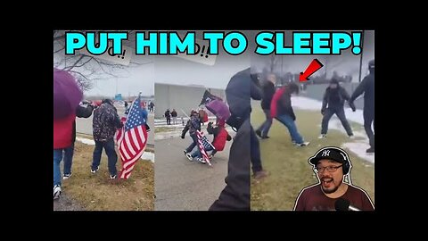 Badass MAGA Man Pummels 5 Leftist Anti-ICE Protestors Who Ambushed Him