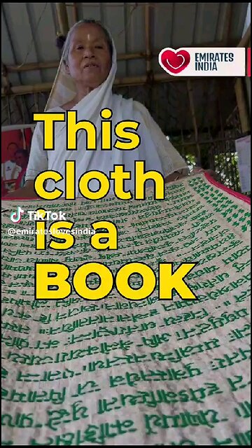 Bgagacad Gita in Cloth by Assam women