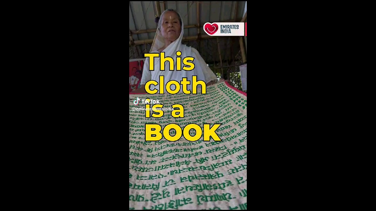 Bgagacad Gita in Cloth by Assam women