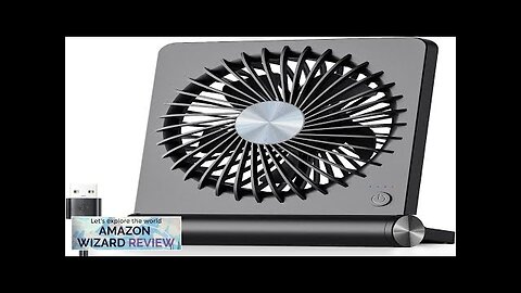 Koonie USB Fan Strong Wind Ultra Quiet Small Desk Fan 220° Tilt Review