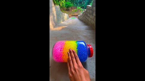 Fun colorful bubble water balls!#decompressionvideo#release a summer of screaming and decompression#