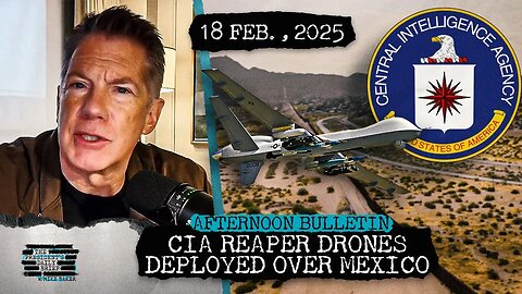 CIA Reaper Drones Over Mexico & Border Crossings Collapse