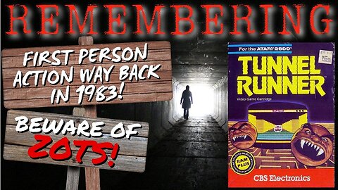 Let's play Tunnel Runner from 1983 for the Atari 2600