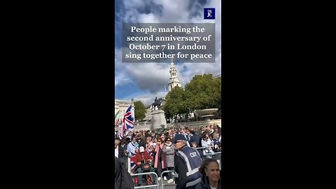 Pro-Israel rally at Trafalgar Square, London, today♥️🇮🇱....Minus the Rainbow flag.