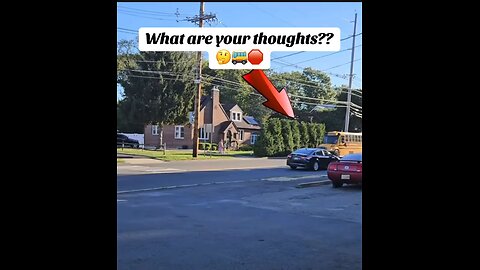 What do you think about this? 🚌🛑 #SchoolBusSafety #StopOnRed #BusDriver #japd