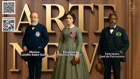 Arte News: Personalidades em Foco — Camille Saint-Saëns, Harriet Hosmer e José do Patrocínio