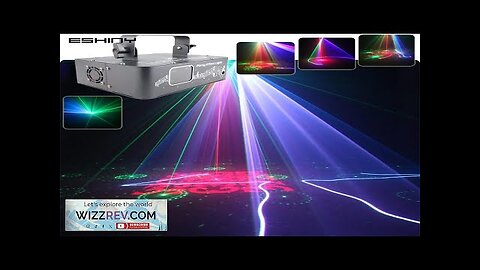 ESHINY 800mW RGB Laser Beam RG Patterns 2in1 Stage Disco Light DJ Review