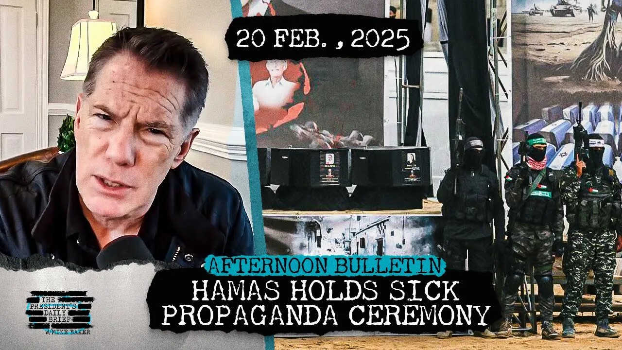 Hamas Holds Sick Propaganda Ceremony For Dead Israelis & Cartels Designated Terrorist Organizations