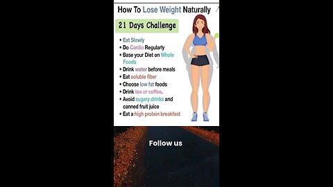 How to lose weight naturally