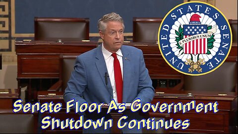 Senate floor as government shutdown continues - October 2, 2025