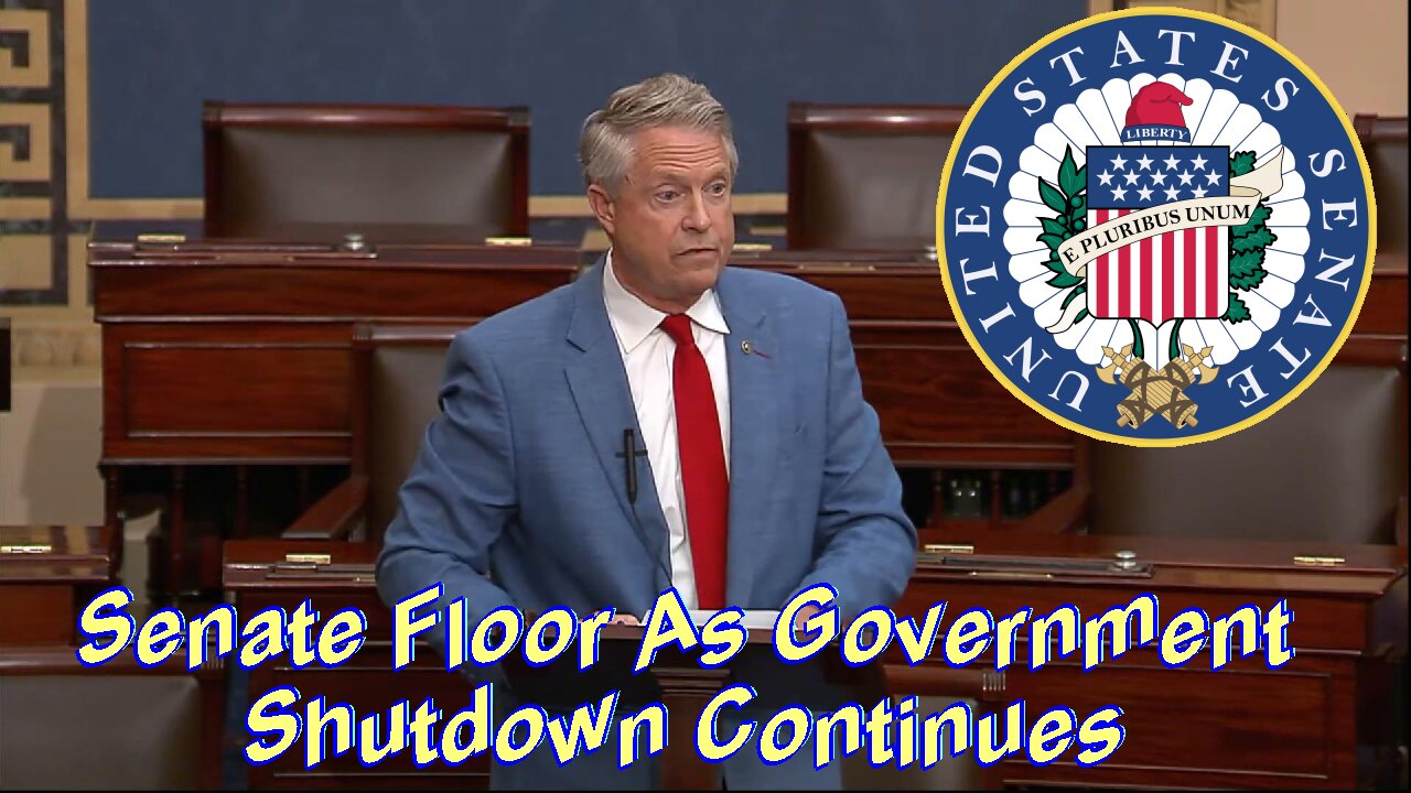 Senate floor as government shutdown continues - October 2, 2025