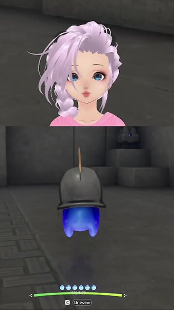 Isn't he cute with his one eyeball and helmet?